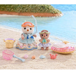 Sylvanian Families  Sea Otter Sisters-Splashy Snorkel Set- / ซิลวาเนียน แฟมิลี่ ชุดพี่น้องนากทะเล และของเล่นชายหาด