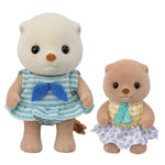 Sylvanian Families  Sea Otter Sisters-Splashy Snorkel Set- / ซิลวาเนียน แฟมิลี่ ชุดพี่น้องนากทะเล และของเล่นชายหาด