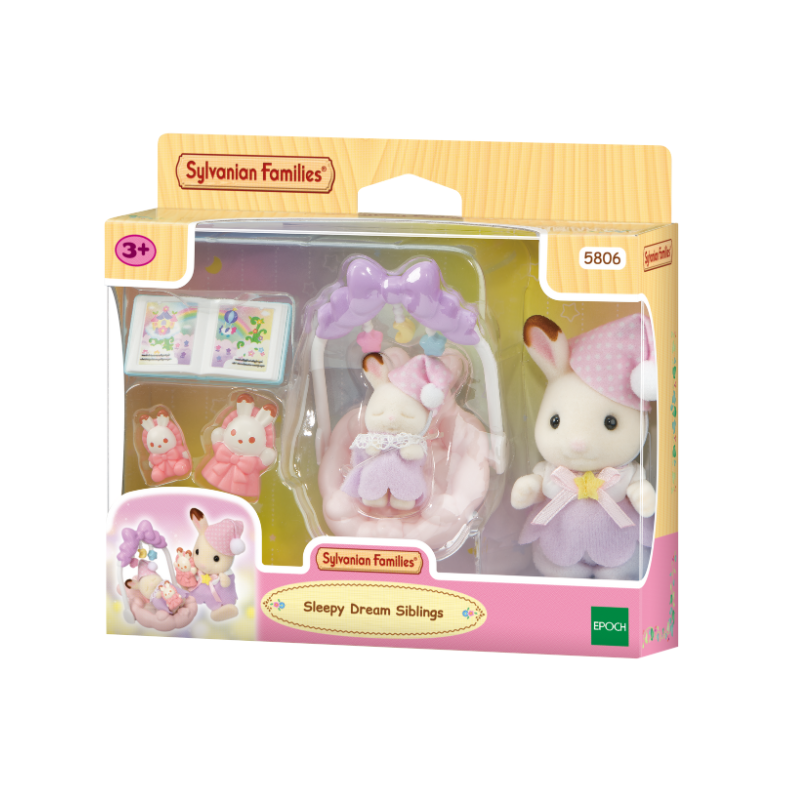Sylvanian Families Sleepy Dream Siblings / ซิลวาเนียน แฟมิลี่ พี่น้องนอนหลับฝันดี