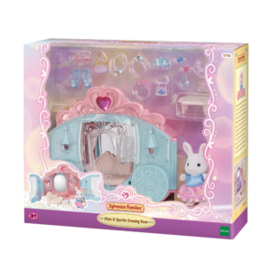 Sylvanian Families  Style & Sparkle Dressing Room / ซิลวาเนียน แฟมิลี่ ชุดห้องแต่งตัวของเจ้าหญิง