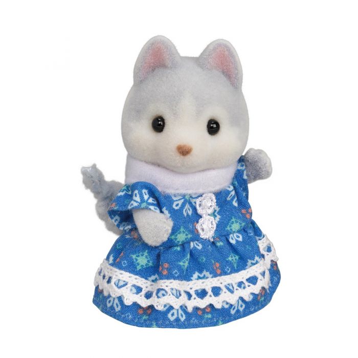 Sylvanian Tandem Cycling Set -Husky Sister & Brother/ ซิลวาเนียน แฟมิลี่ พี่น้องฮัสกี้และจักรยาน