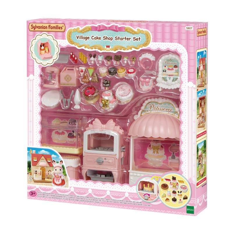 Sylvanian Families Village Cake Shop Starter Set / ซิลวาเนียน แฟมิลี่ ชุดร้านขนมเค้กเริ่มต้น