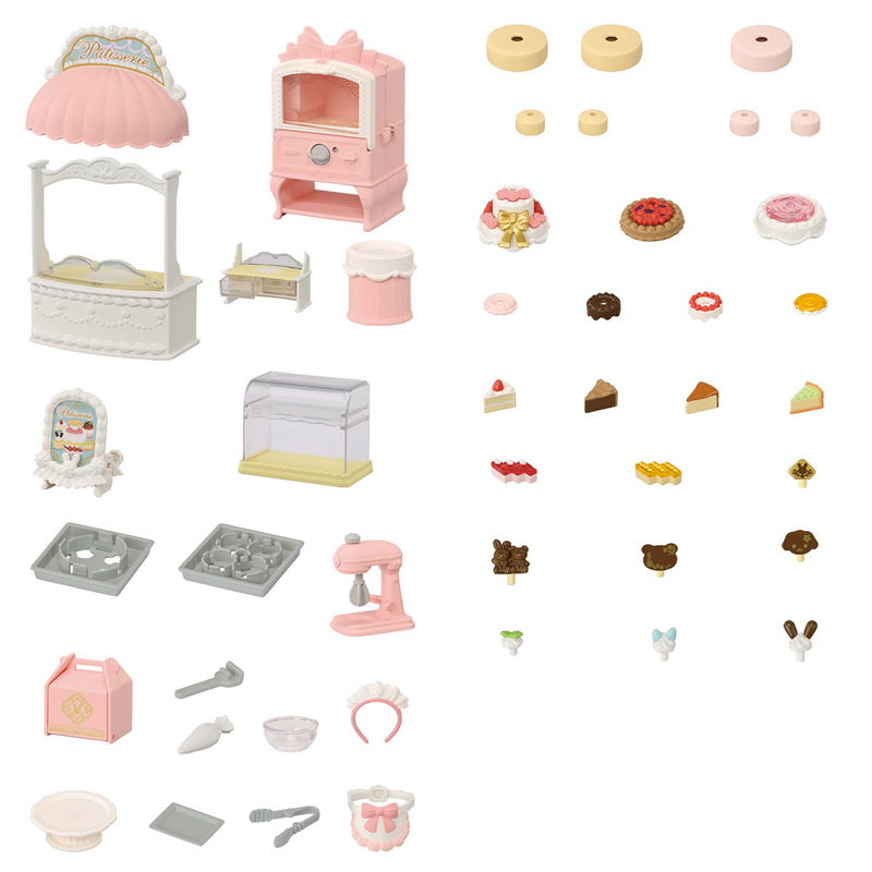 Sylvanian Families Village Cake Shop Starter Set / ซิลวาเนียน แฟมิลี่ ชุดร้านขนมเค้กเริ่มต้น