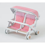 Sylvanian Families Double Pushchair / ซิลวาเนียน แฟมิลี่ รถเข็นเด็ก 2 ที่นั่ง