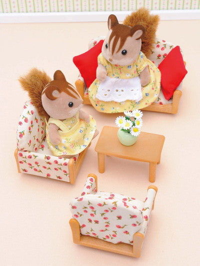 Sylvanian Families 3- Piece Suite / ซิลวาเนียน แฟมิลี่ ชุดโซฟา 3 ชิ้น