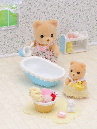 Sylvanian Families Baby Bath Time / ซิลวาเนียน แฟมิลี่ อุปกรณ์อาบน้ำเบบี้