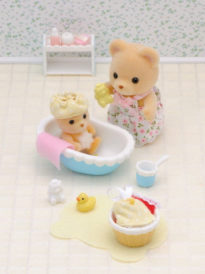 Sylvanian Families Baby Bath Time / ซิลวาเนียน แฟมิลี่ อุปกรณ์อาบน้ำเบบี้