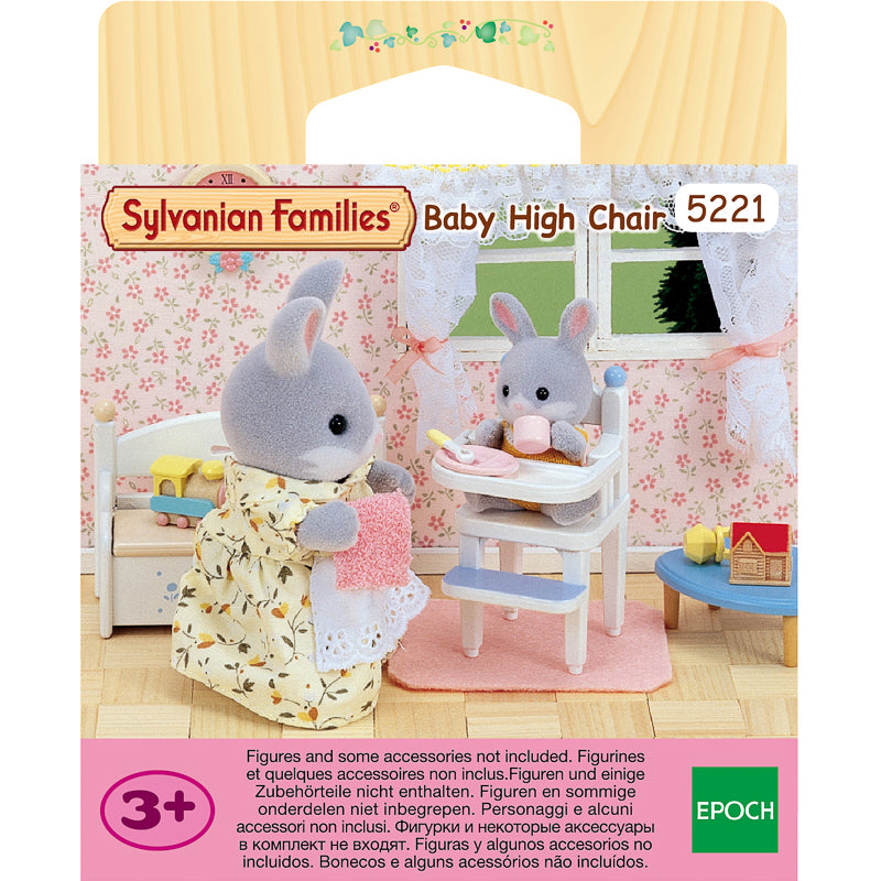 Sylvanian Families Baby High Chair / ซิลวาเนียน แฟมิลี่ เก้าอี้สูงสำหรับเบบี้