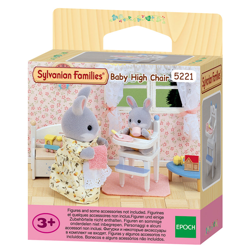 Sylvanian Families Baby High Chair / ซิลวาเนียน แฟมิลี่ เก้าอี้สูงสำหรับเบบี้