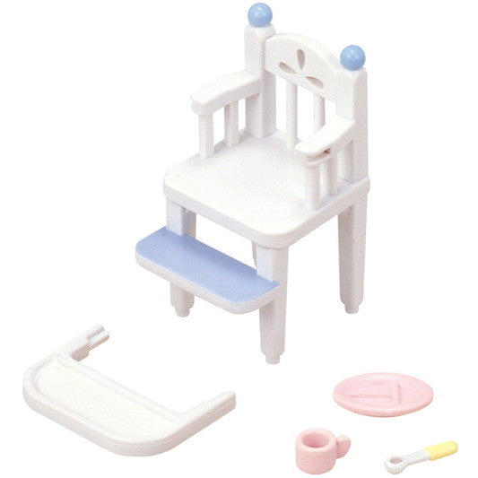 Sylvanian Families Baby High Chair / ซิลวาเนียน แฟมิลี่ เก้าอี้สูงสำหรับเบบี้
