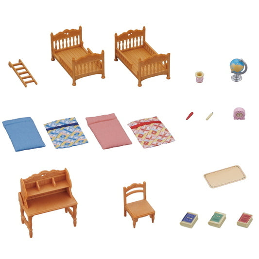 Sylvanian Families Children'S Bedroom Set / ซิลวาเนียน แฟมิลี่ ชุดห้องนอนเด็ก