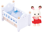 Sylvanian Families Chocolate Rabbit Baby Set (Baby Bed) / ซิลวาเนียน แฟมิลี่ ชุดเบบี้ชอคโกแลตแรบบิท (เตียงเบบี้)