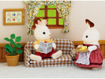 Sylvanian Families Chocolate Rabbit Father Set (Settee) / ซิลวาเนียน แฟมิลี่ ชุดคุณพ่อชอคโกแลตแรบบิท (โซฟา)