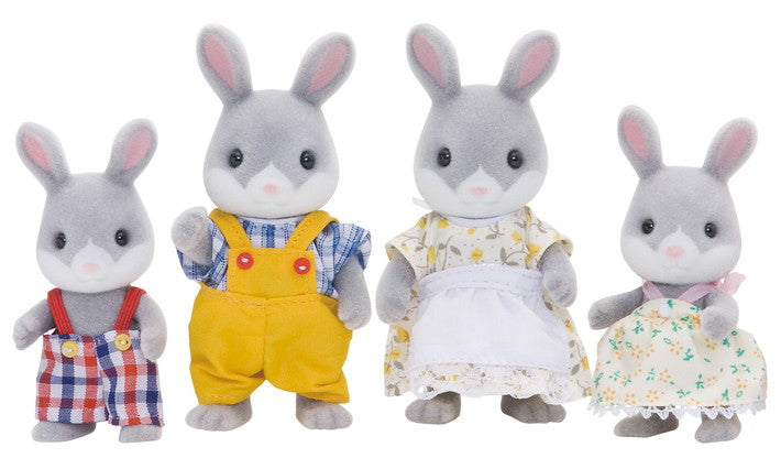 Sylvanian Families Cottontail Rabbit Family / ซิลวาเนียน แฟมิลี่ ครอบครัว คอตต้อนเทล แรบบิท