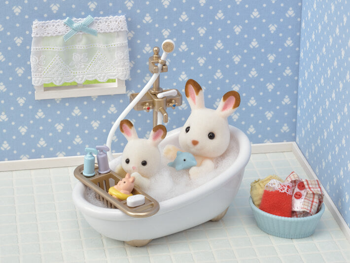 Sylvanian Families Country Bathroom Set / ซิลวาเนียน แฟมิลี่ ชุดห้องน้ำคันทรี่