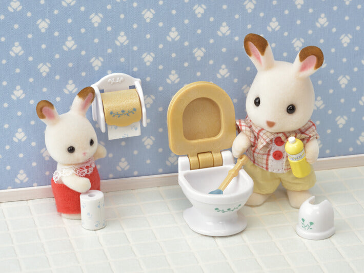 Sylvanian Families Country Bathroom Set / ซิลวาเนียน แฟมิลี่ ชุดห้องน้ำคันทรี่
