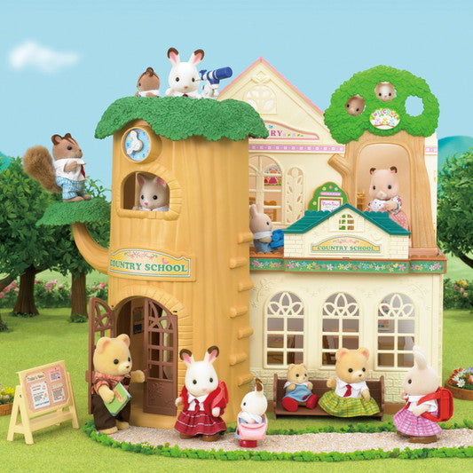 Sylvanian Families Sylvanian : Country Tree School / ซิลวาเนียน แฟมิลี่ โรงเรียนต้นไม้