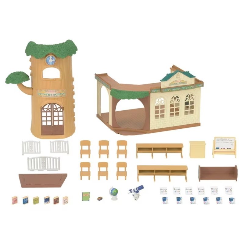 Sylvanian Families Sylvanian : Country Tree School / ซิลวาเนียน แฟมิลี่ โรงเรียนต้นไม้