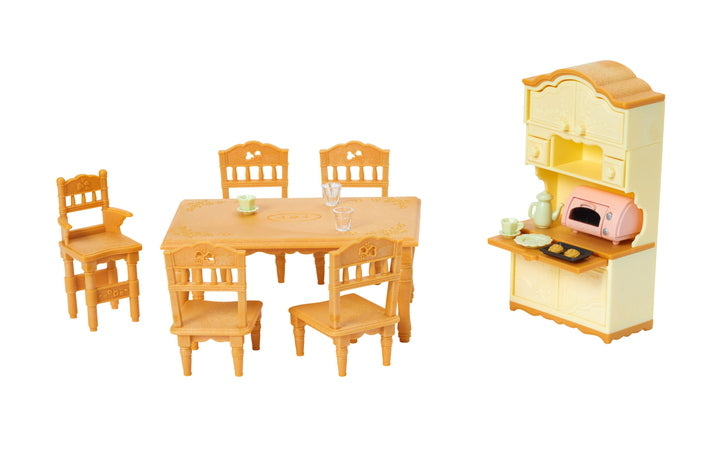 Sylvanian Families Dining Room Set / ซิลวาเนียน แฟมิลี่ ชุดห้องรับประทานอาหาร