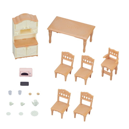 Sylvanian Families Dining Room Set / ซิลวาเนียน แฟมิลี่ ชุดห้องรับประทานอาหาร