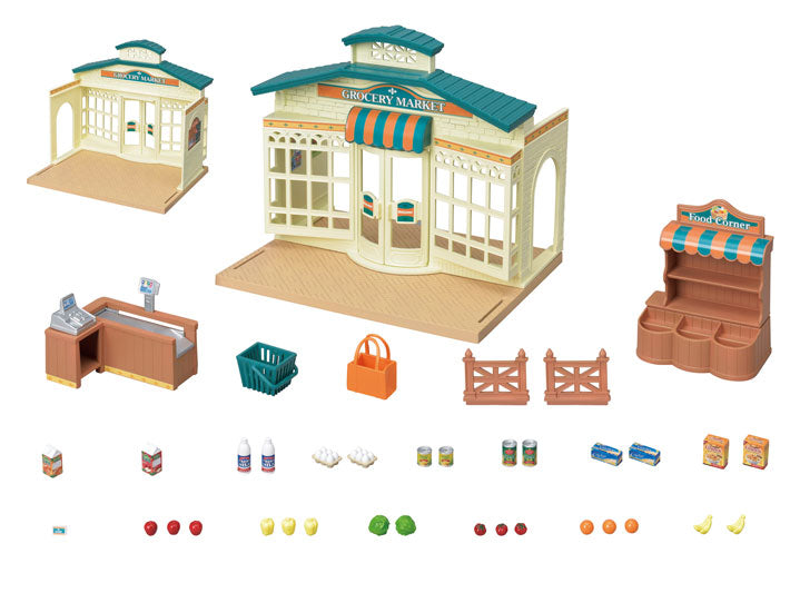 Sylvanian Families Grocery Market / ซิลวาเนียน แฟมิลี่ ร้านขายของชำ
