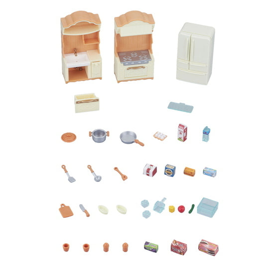Sylvanian Families Kitchen Play Set / ซิลวาเนียน แฟมิลี่ ชุดเพลย์เซ็ตห้องครัว