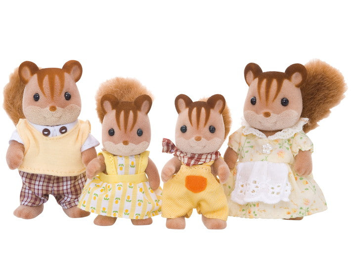 Sylvanian Families Walnut Squirrel Family / ซิลวาเนียน แฟมิลี่ ครอบครัวกระรอกวอลนัท