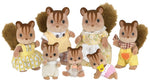 Sylvanian Families Walnut Squirrel Family / ซิลวาเนียน แฟมิลี่ ครอบครัวกระรอกวอลนัท