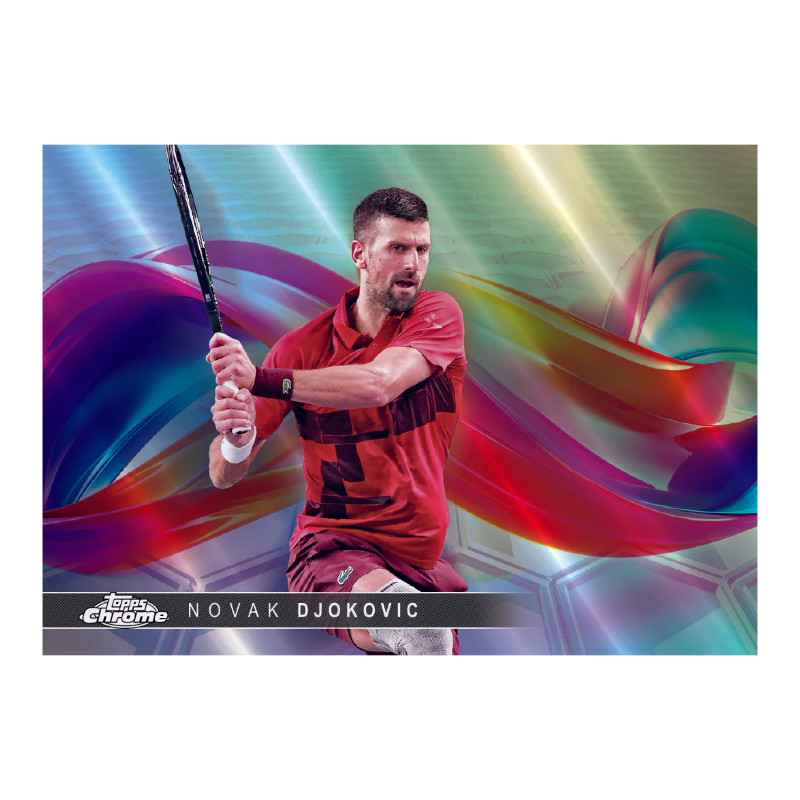 Topps Tennis Chrome 2025 การ์ดเทนนิส กล่องฮ็อบบี้ (Hobby Box) - ยกกล่อง [บรรจุ 12 ซอง/กล่อง]