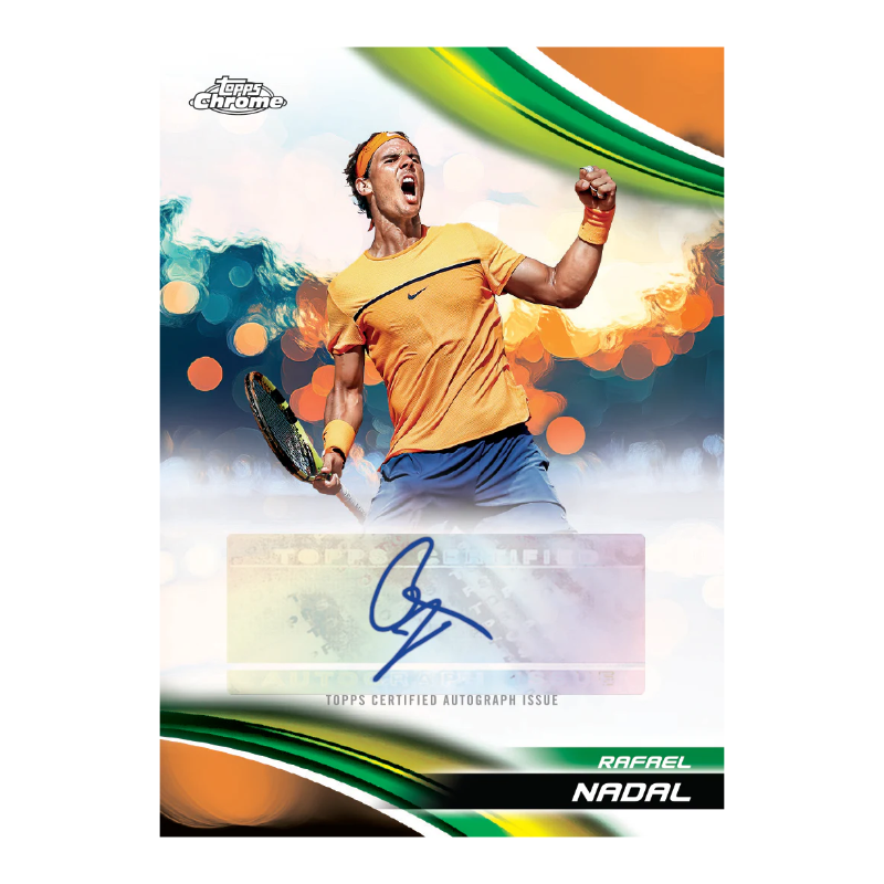 Topps Tennis Chrome 2025 การ์ดเทนนิส กล่องฮ็อบบี้ (Hobby Box) - ยกกล่อง [บรรจุ 12 ซอง/กล่อง]