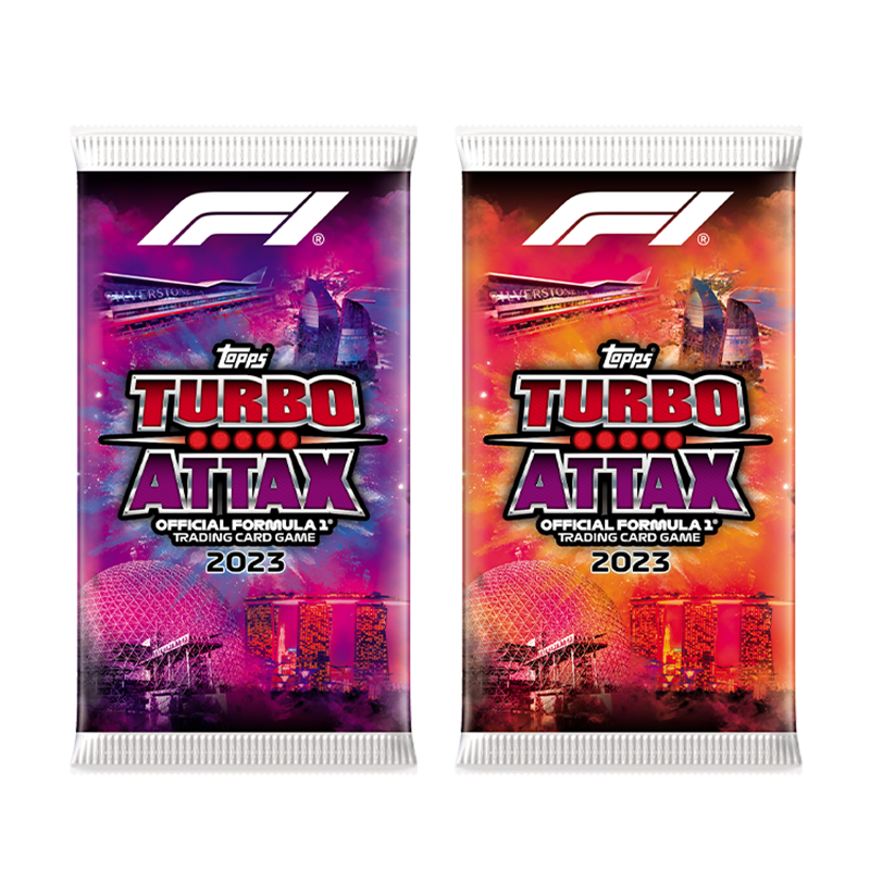 Turbo Attax 2023 / การ์ดรถแข่ง เทอร์โบ แอทแทค ฟอร์มูล่าวัน (F1) ซองสุ่ม 4 ซอง (การ์ด 10 ใบ: ซอง)