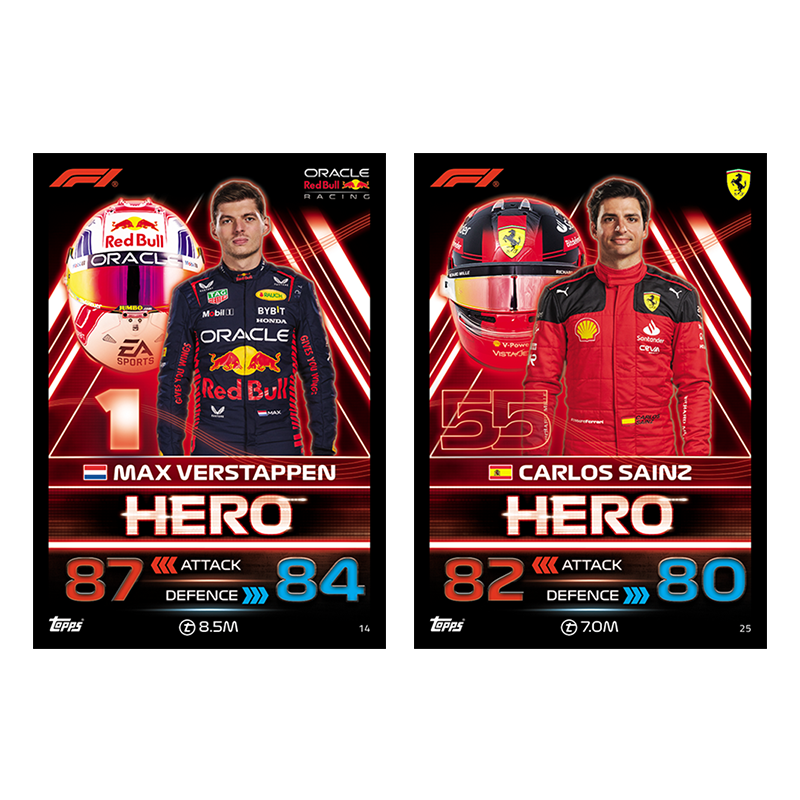Turbo Attax 2023 / การ์ดรถแข่ง เทอร์โบ แอทแทค ฟอร์มูล่าวัน (F1) ซองสุ่ม 4 ซอง (การ์ด 10 ใบ: ซอง)