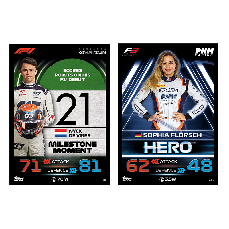 Turbo Attax 2023 / การ์ดรถแข่ง เทอร์โบ แอทแทค ฟอร์มูล่าวัน (F1) ซองสุ่ม 4 ซอง (การ์ด 10 ใบ: ซอง)