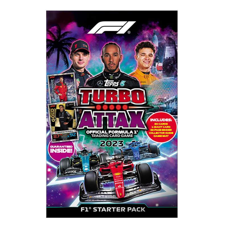 Turbo Attax 2023 / การ์ดรถแข่ง เทอร์โบ แอทแทค ฟอร์มูล่าวัน (F1) แฟ้มการ์ดสำหรับเริ่มสะสม