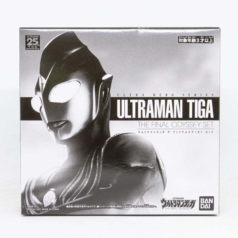Ultra Hero Series Ultraman Tiga The Final Odyssey Set (3 Figures)  Premium Bandai /  ฟิกเกอร์ยอดมนุษย์อุลตร้าแมนทีก้า เดอะ ไฟนอลโอดิซซี่  (ชุด 3 ตัว)