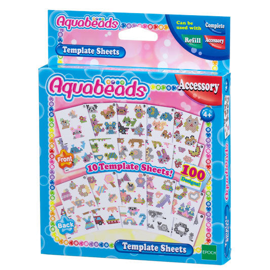 ลูกปัดสเปรย์น้ำ อควาบีท  Template Sheets Set / Template Sheets Set