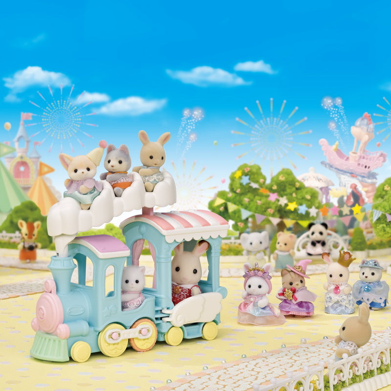 Sylvanian Families Floating Cloud Rainbow Train/รถไฟก้อนเมฆสายรุ้ง