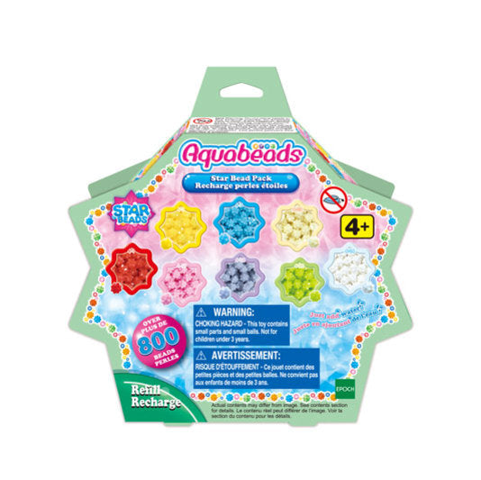 ลูกปัดสเปรย์น้ำ อควาบีท สตาร์บีทแพ็ค / Aquabeads Star Bead Pack (ชุดรีฟิล)