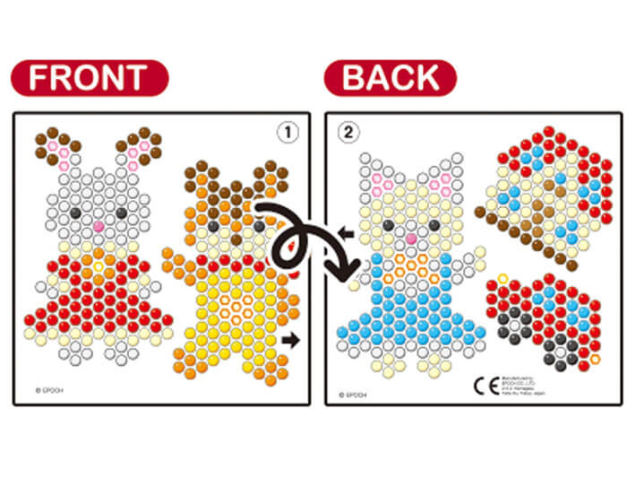 ลูกปัดสเปรย์น้ำ อควาบีท ชุดตัวละคร ซิลวาเนียน แฟมิลี่ / Aquabeads Sylvanian Familie Character Set (ชุดรีฟิล)
