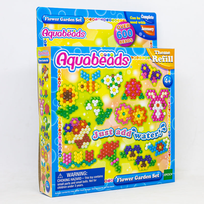ลูกปัดสเปรย์น้ำ อควาบีท ชุดสวนดอกไม้ / Aquabeads Flower Garden Set (ชุดรีฟิล)