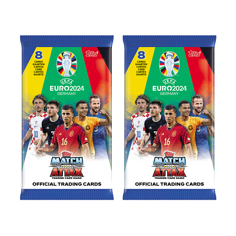 EURO 2024 Match Attax Starter Pack /การ์ดแมตช์แอทแทค ฟุตบอลยูโร 2024 แฟ้มการ์ดสำหรับเริ่มสะสม