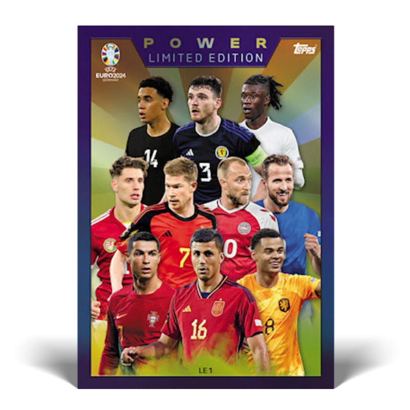 EURO 2024 Match Attax Starter Pack /การ์ดแมตช์แอทแทค ฟุตบอลยูโร 2024 แฟ้มการ์ดสำหรับเริ่มสะสม