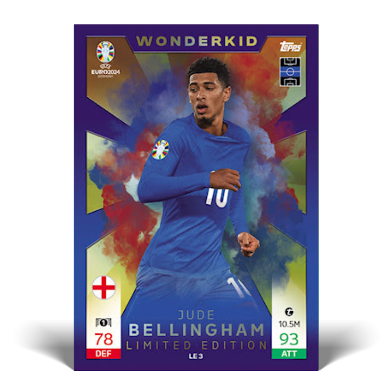 EURO 2024 Match Attax Starter Pack /การ์ดแมตช์แอทแทค ฟุตบอลยูโร 2024 แฟ้มการ์ดสำหรับเริ่มสะสม
