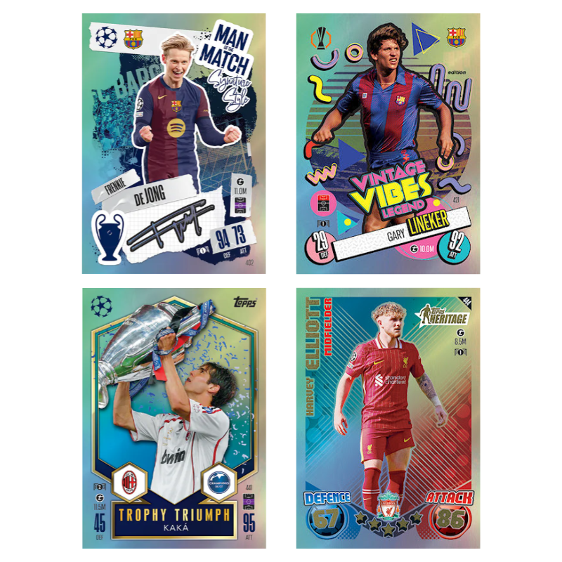 Match Attax UCC 24/25 Starter Pack - การ์ดฟุตบอลแมตช์ UCC แอทแทค แฟ้มการ์ดสำหรับเริ่มสะสม
