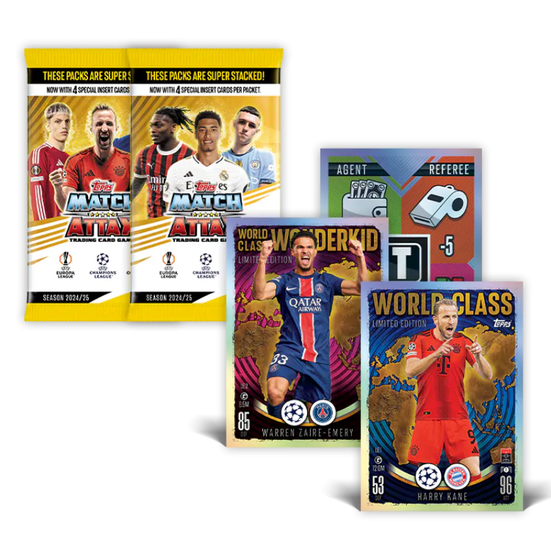 Match Attax UCC 24/25 Starter Pack - การ์ดฟุตบอลแมตช์ UCC แอทแทค แฟ้มการ์ดสำหรับเริ่มสะสม