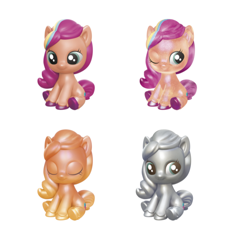 My Little Pony - Glittering Little Pony 4 cm figure (ซองสุ่ม) / มายลิตเติ้ลโพนี่ กลิตเทอริง ลิตเติ้ล โพนี่