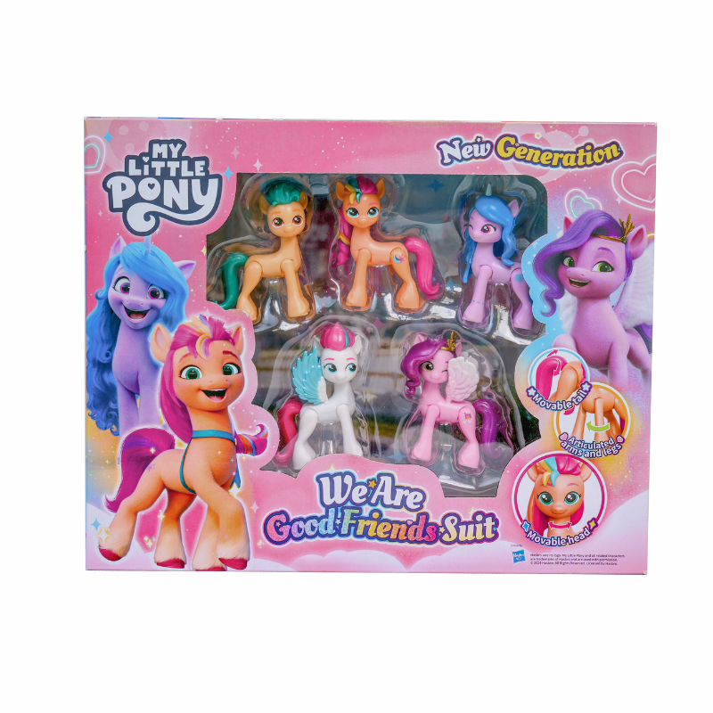 My Little Pony - We Are Good Friends Suit (5 x 8cm figures) / เซ็ตมายลิตเติ้ลโพนี่ ฟิกเกอร์ วีอาร์กู๊ดเฟรนด์