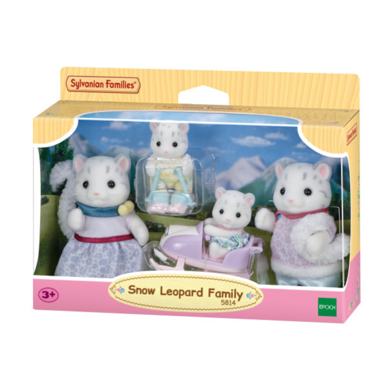 Sylvanian Families Snow Leopard Family / ซิลวาเนียน ครอบครัวเสือดาวหิมะ