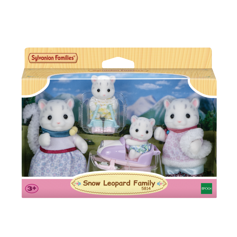 Sylvanian Families Snow Leopard Family / ซิลวาเนียน ครอบครัวเสือดาวหิมะ