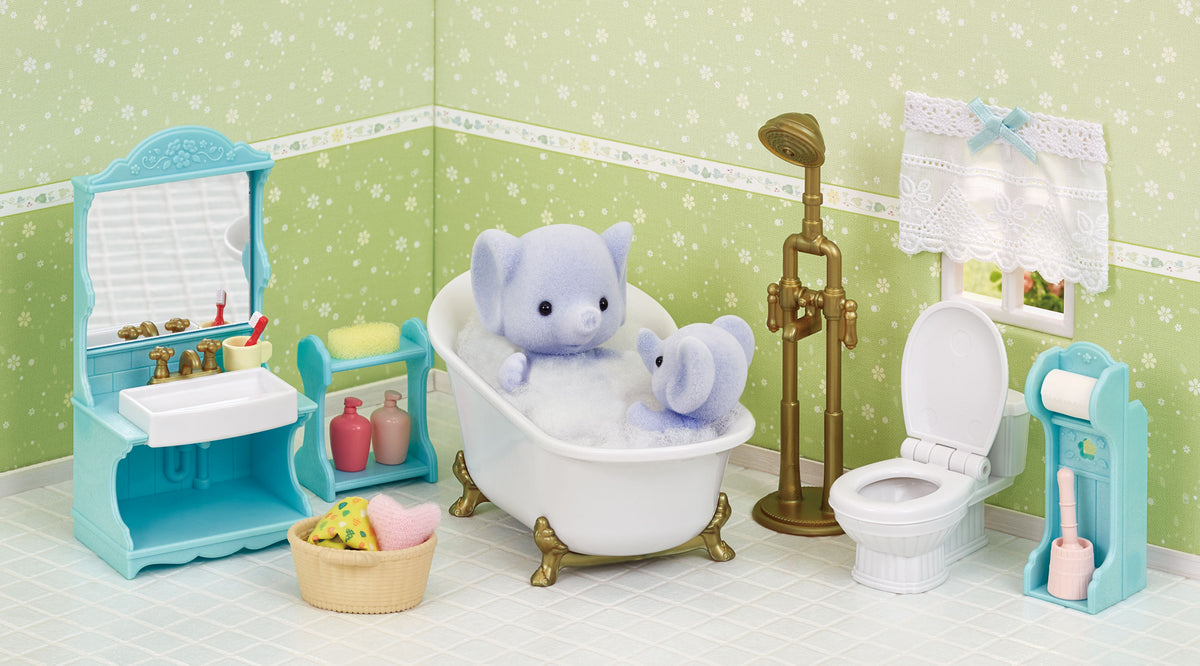Sylvanian Families Bathroom Set / ซิลวาเนียน แฟมิลี่ ชุดห้องน้ำ